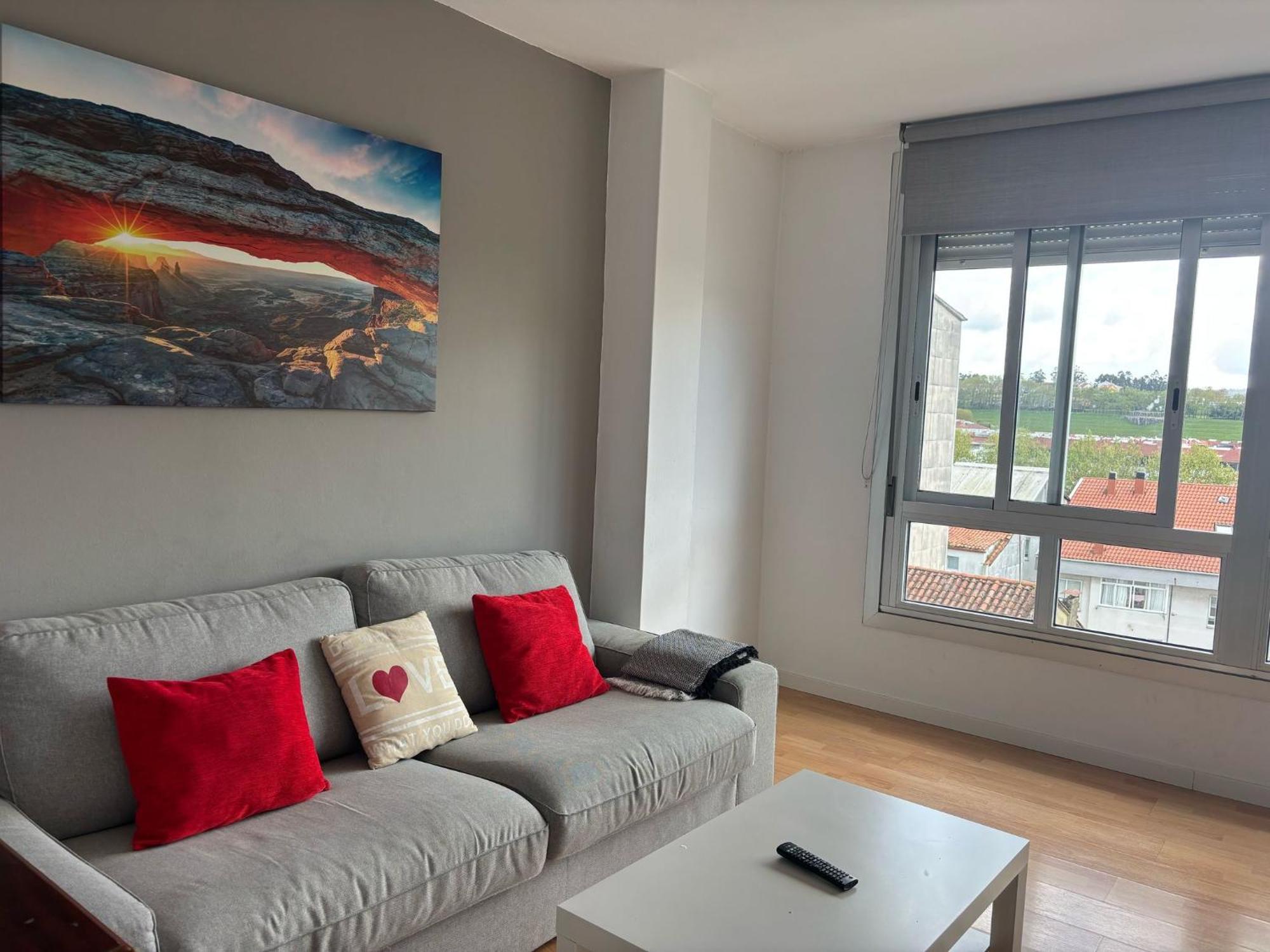 Apartamento Amplio piso con vistas en la entrada del camino C4 Santiago de Compostela Exterior foto